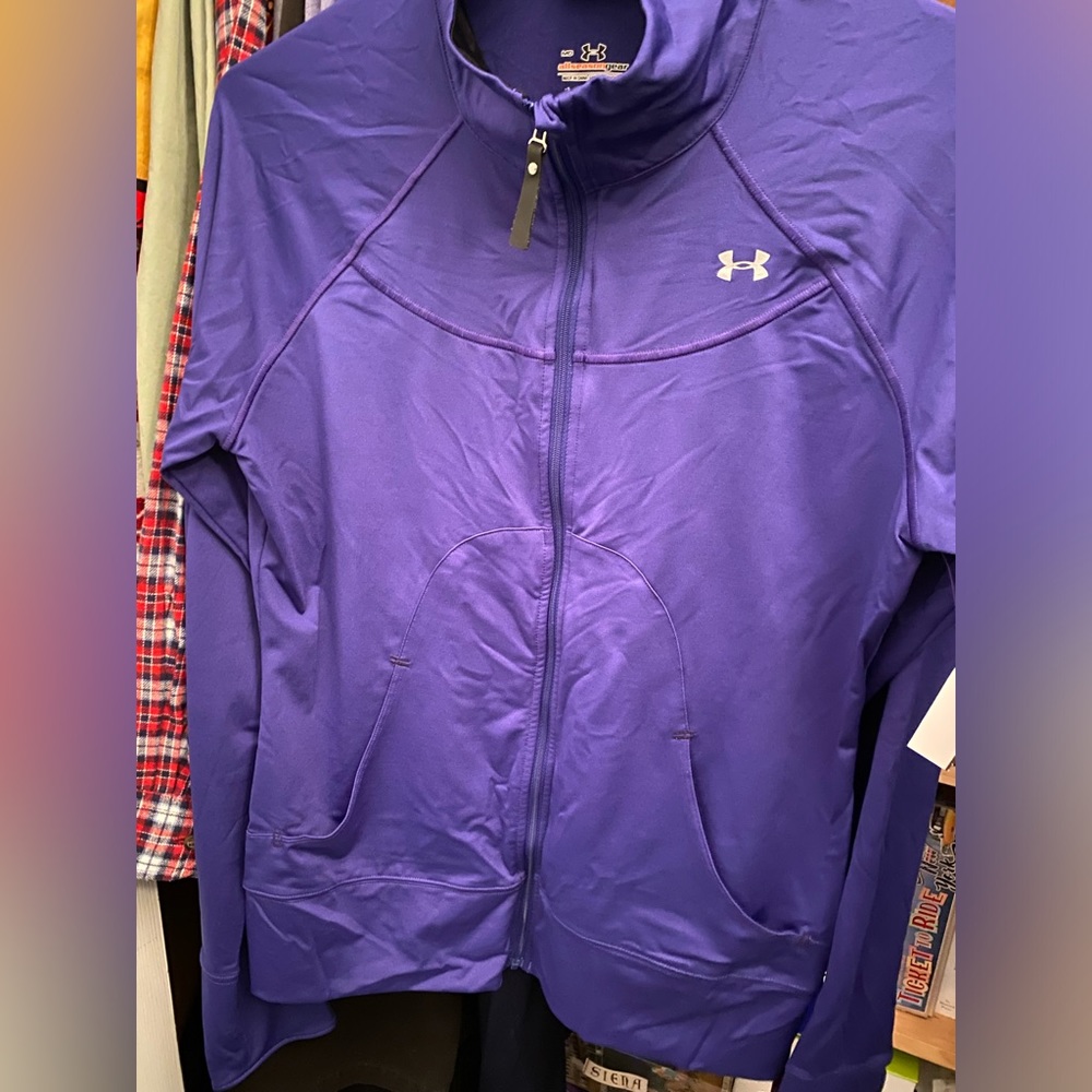 UNDER ARMOUR TECH Full ZIP ALL SEASON RUNNING TOP JACKET-Medium